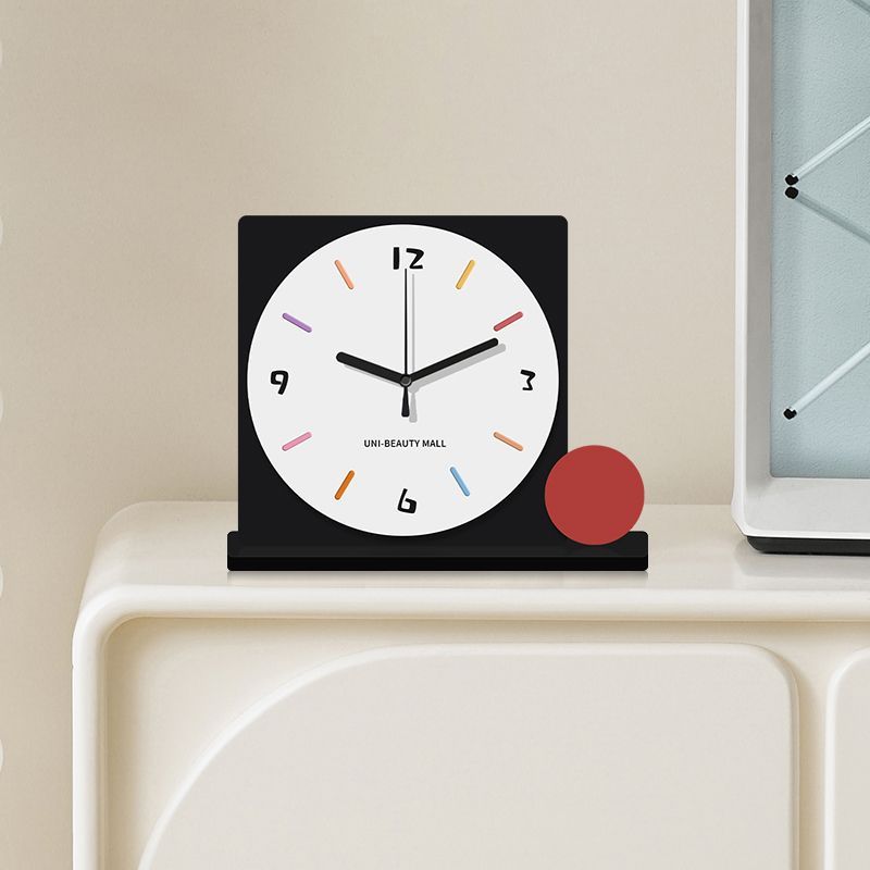 Modern Art Silent Desktop Clock Ornament Creative Living Room Bedroom Mute Table Desk Clock Watch Home Decoration чорний
Modern Art Silent Desktop Clock Ornament Creative Living Room Bedroom Mute Table Desk Clock Watch Home Decoration чорний