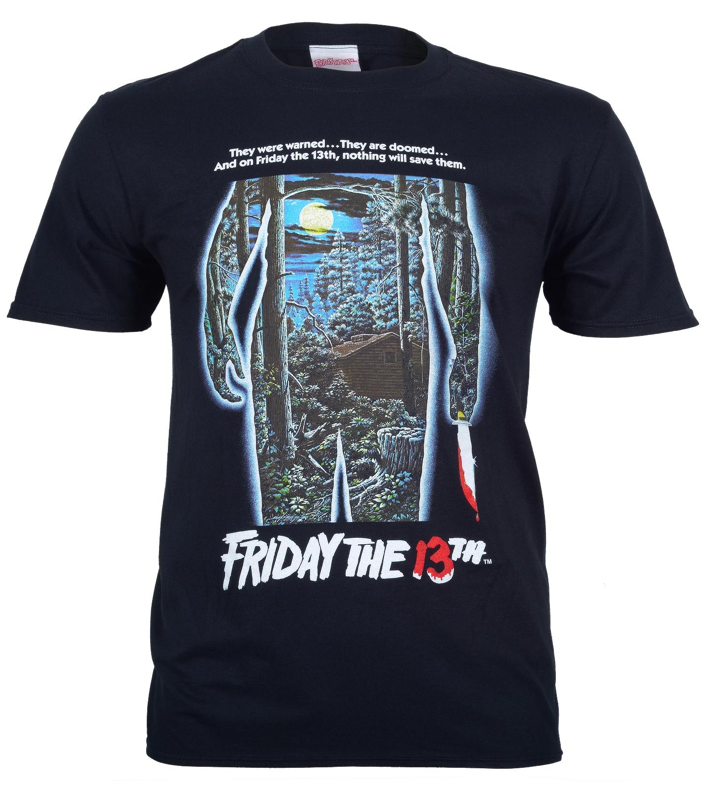 Friday The 13th T Shirt Poster Classic Horror Movie New Official Black M / L 2XL
Friday The 13th T Shirt Poster Classic Horror Movie New Official Black M / L 2XL