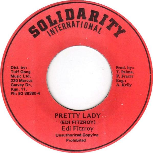 7inch Record EDI FITZROY Pretty Lady NONE Solidarity Inte Jamaica Reggae Ska Dub Used
7inch Record EDI FITZROY Pretty Lady NONE Solidarity Inte Jamaica Reggae Ska Dub Used