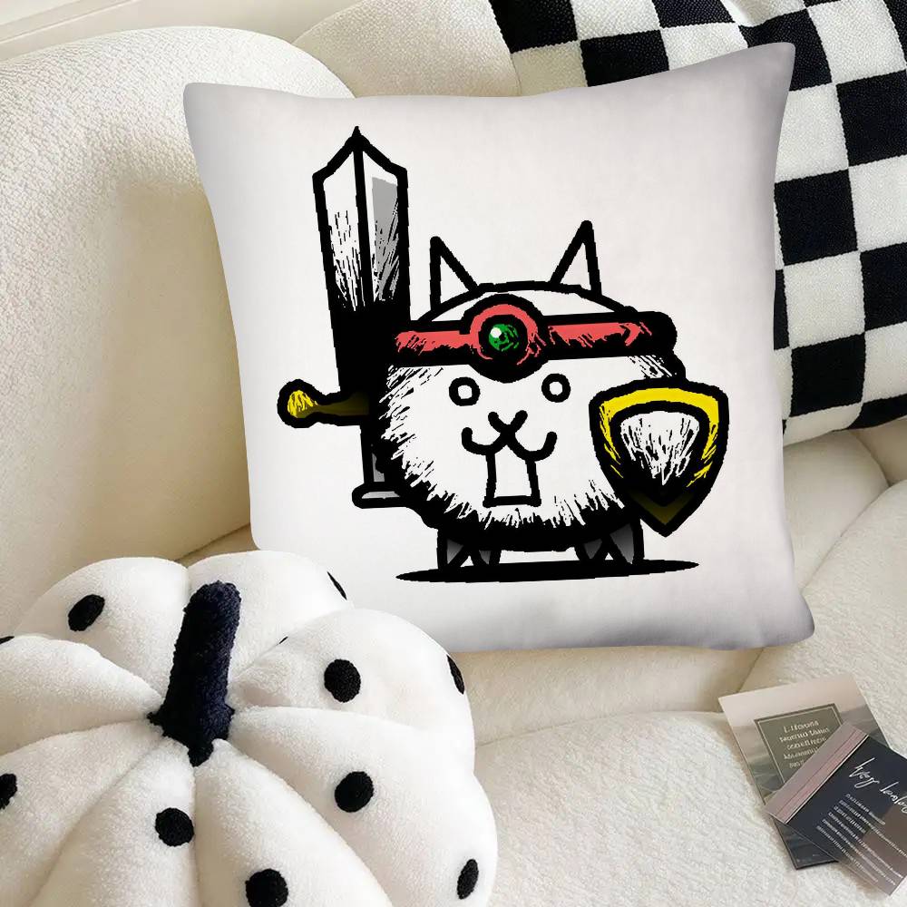 Cartoon The BBattle Cats Pillow Case Fashion Square Pillowcase Bedroom Sofa Room Ins Decoration Leisure 40x40 cm
Cartoon The BBattle Cats Pillow Case Fashion Square Pillowcase Bedroom Sofa Room Ins Decoration Leisure 40x40 cm