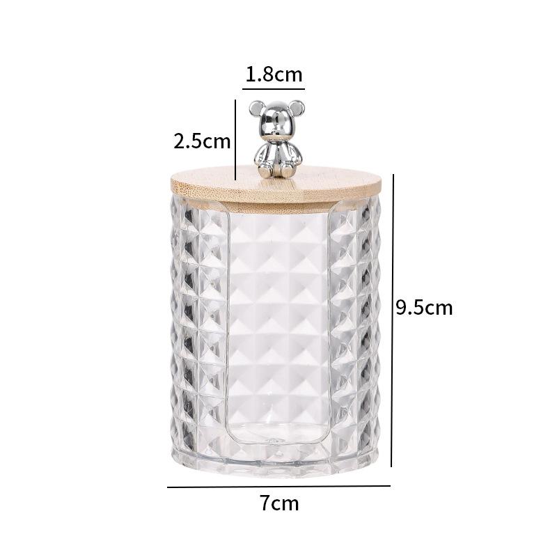 Acrylic storage box, home desktop bear-shaped storage container, premium portable transparent desktop organiser
Acrylic storage box, home desktop bear-shaped storage container, premium portable transparent desktop organiser