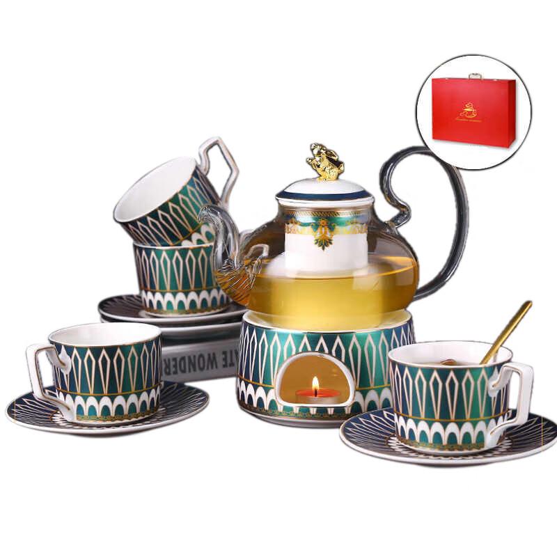 Homeglen Gold Rim Pearlescent Green Tea Set
Homeglen Gold Rim Pearlescent Green Tea Set