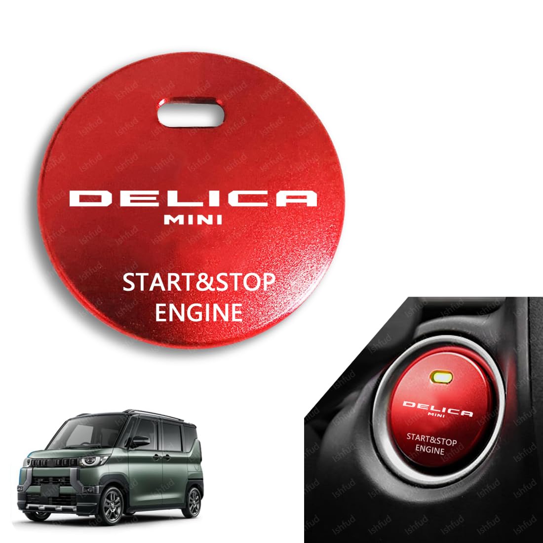 Delica Mini Start Button Cover Switch Cover Engine Start Cover Delica Mini B3 Series Delica mini червоний
Delica Mini Start Button Cover Switch Cover Engine Start Cover Delica Mini B3 Series Delica mini червоний
