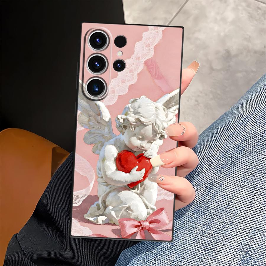 Cute Angel Case for Samsung Galaxy S26 Ultra S24 S10 S9 S25 Plus S20 Ultra S23 S21 FE Note 20 8 9 10 Funda Phone Cover Galaxy S20 FE
Cute Angel Case for Samsung Galaxy S26 Ultra S24 S10 S9 S25 Plus S20 Ultra S23 S21 FE Note 20 8 9 10 Funda Phone Cover Galaxy S20 FE