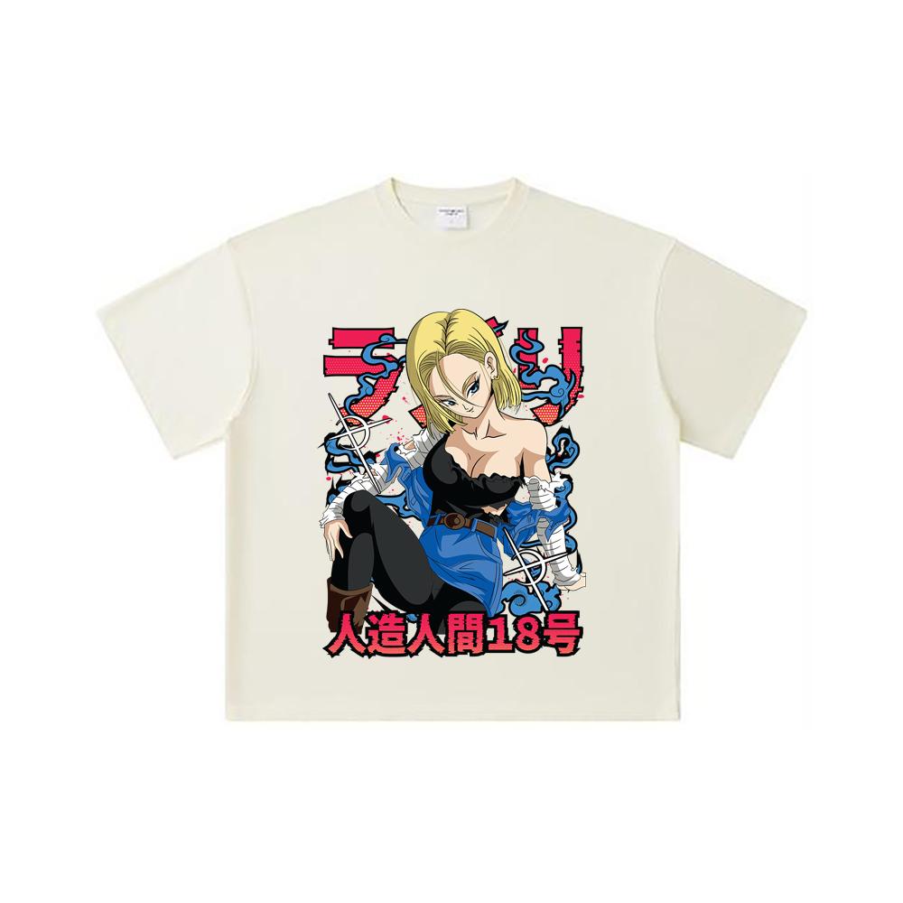 260 GSM Double Yarn 32 Count 100% Cotton Dragon Ball V24 Android Print Unisex Heavy Cotton T Shirt S абрикосовый
260 GSM Double Yarn 32 Count 100% Cotton Dragon Ball V24 Android Print Unisex Heavy Cotton T Shirt S абрикосовый