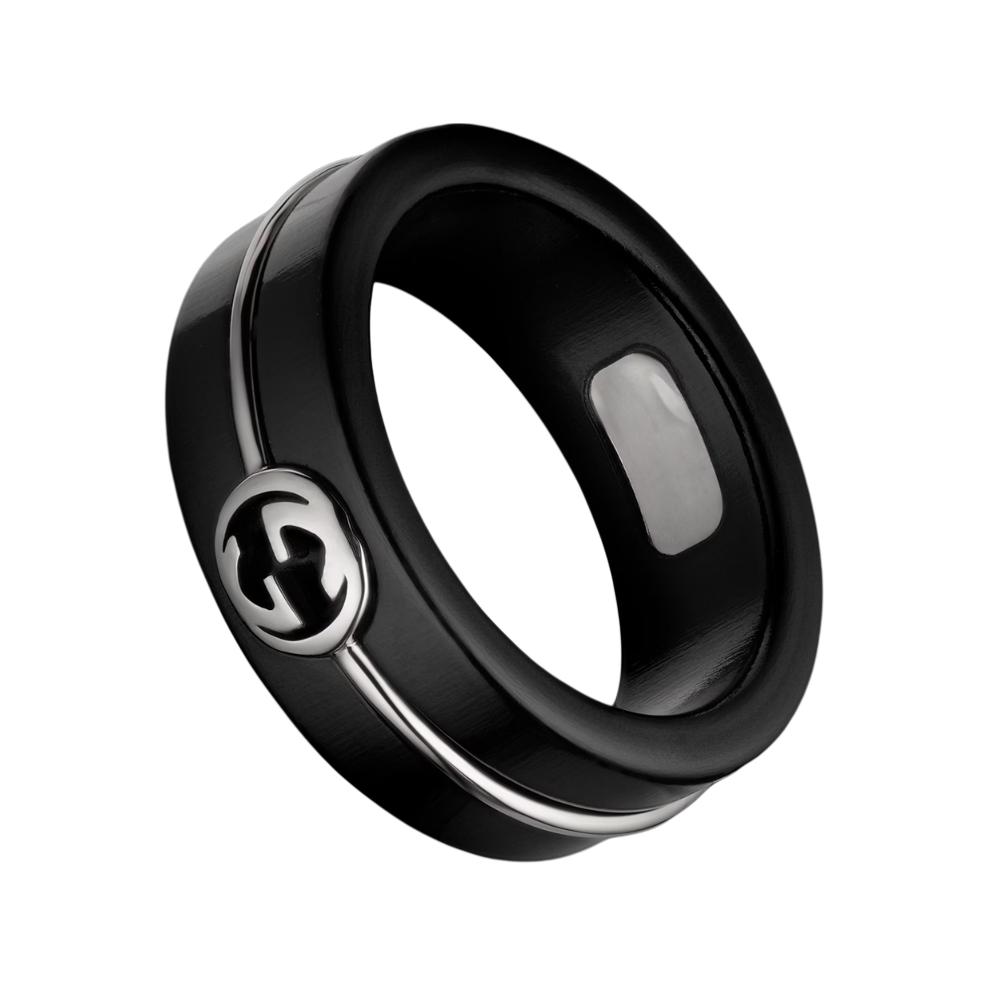 Gucci Interlocking Double G Pattern Gold Ring Unisex rings Black A002OM-I19A1-8061 22
Gucci Interlocking Double G Pattern Gold Ring Unisex rings Black A002OM-I19A1-8061 22