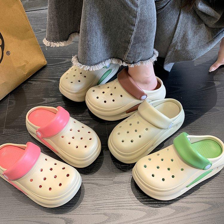 Summer outer wear hole shoes women s new non-slip two wear eva cool slippers breathable deodorant thick bottom stepping on shit slippers 35 зелёный
Summer outer wear hole shoes women s new non-slip two wear eva cool slippers breathable deodorant thick bottom stepping on shit slippers 35 зелёный