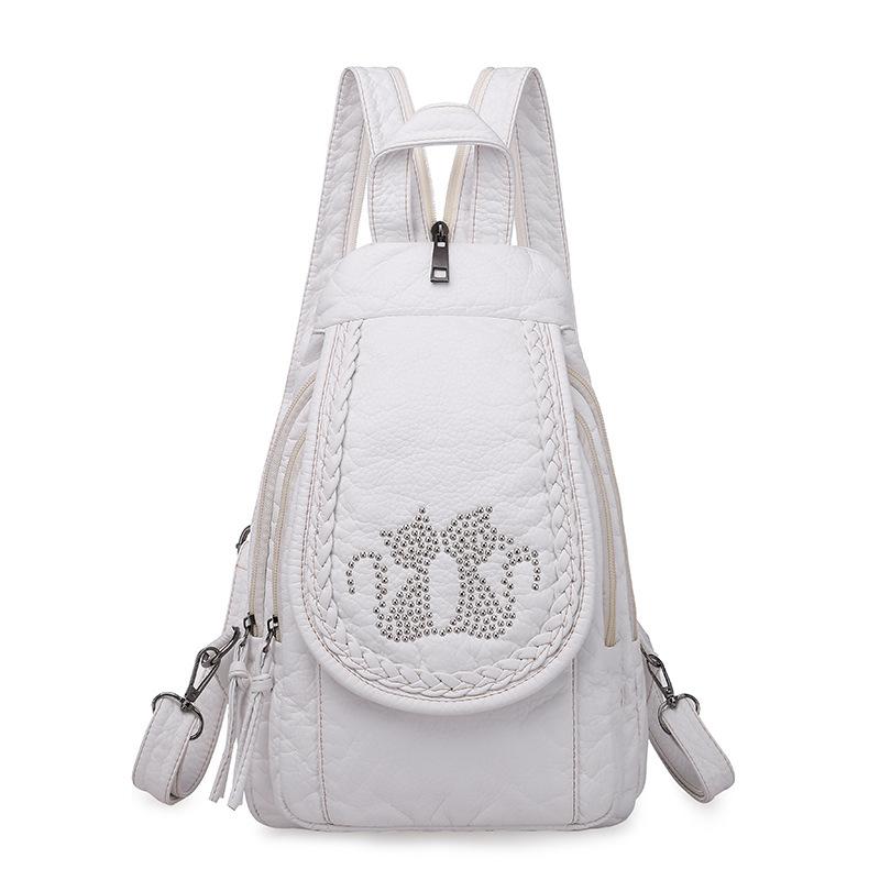Washed Leather Backpack Literary Chinese Style Embroidered Breast Bag Shopping Travel Soft Leather Backpack Women s Bag
Washed Leather Backpack Literary Chinese Style Embroidered Breast Bag Shopping Travel Soft Leather Backpack Women s Bag