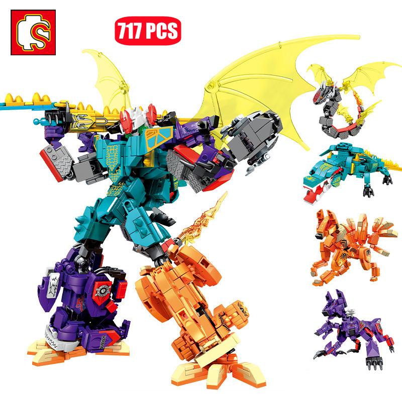 Идеи SEMBO 4IN1 Питон Собака Лиса Крокодил Животные Строительные блоки MOC Chaos Bringer Трансформирующийся Мех Кирпичи Дети Игрушки Мальчики Подарки
Идеи SEMBO 4IN1 Питон Собака Лиса Крокодил Животные Строительные блоки MOC Chaos Bringer Трансформирующийся Мех Кирпичи Дети Игрушки Мальчики Подарки