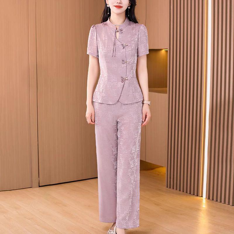2025 Summer Elegant Wide Leg Pants Suit for Women: Slimming Two-Piece Set XL (115-125 jin)
2025 Summer Elegant Wide Leg Pants Suit for Women: Slimming Two-Piece Set XL (115-125 jin)