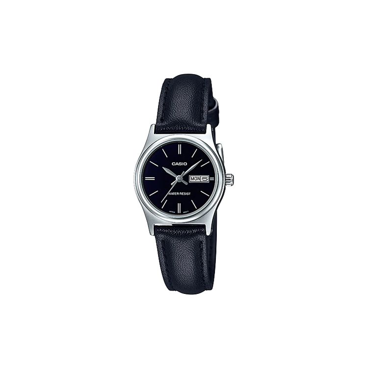 Casio Standard Series Fashion Business Retro Versatile Classic Pointer Date Display Black Dial Waterproof Quartz Movement Leather Strap LTP-V006L-1B2 Black Dial
Casio Standard Series Fashion Business Retro Versatile Classic Pointer Date Display Black Dial Waterproof Quartz Movement Leather Strap LTP-V006L-1B2 Black Dial