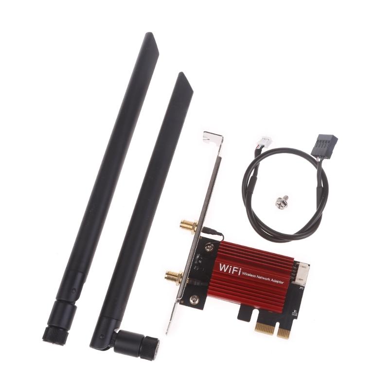 Band 2.4G/5Ghz Wifi For 7260AC Wireless 7260 802.11ac 867Mbps WIFI -compatible 4.0 Card with Antenna
Band 2.4G/5Ghz Wifi For 7260AC Wireless 7260 802.11ac 867Mbps WIFI -compatible 4.0 Card with Antenna