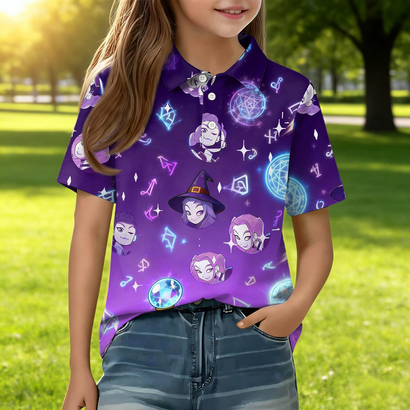 Children s Casual Short Sleeve Polo Shirt Printed Graphic Tee Lightweight Comfortable Fit Suitable for Everyday Wear 120
Children s Casual Short Sleeve Polo Shirt Printed Graphic Tee Lightweight Comfortable Fit Suitable for Everyday Wear 120