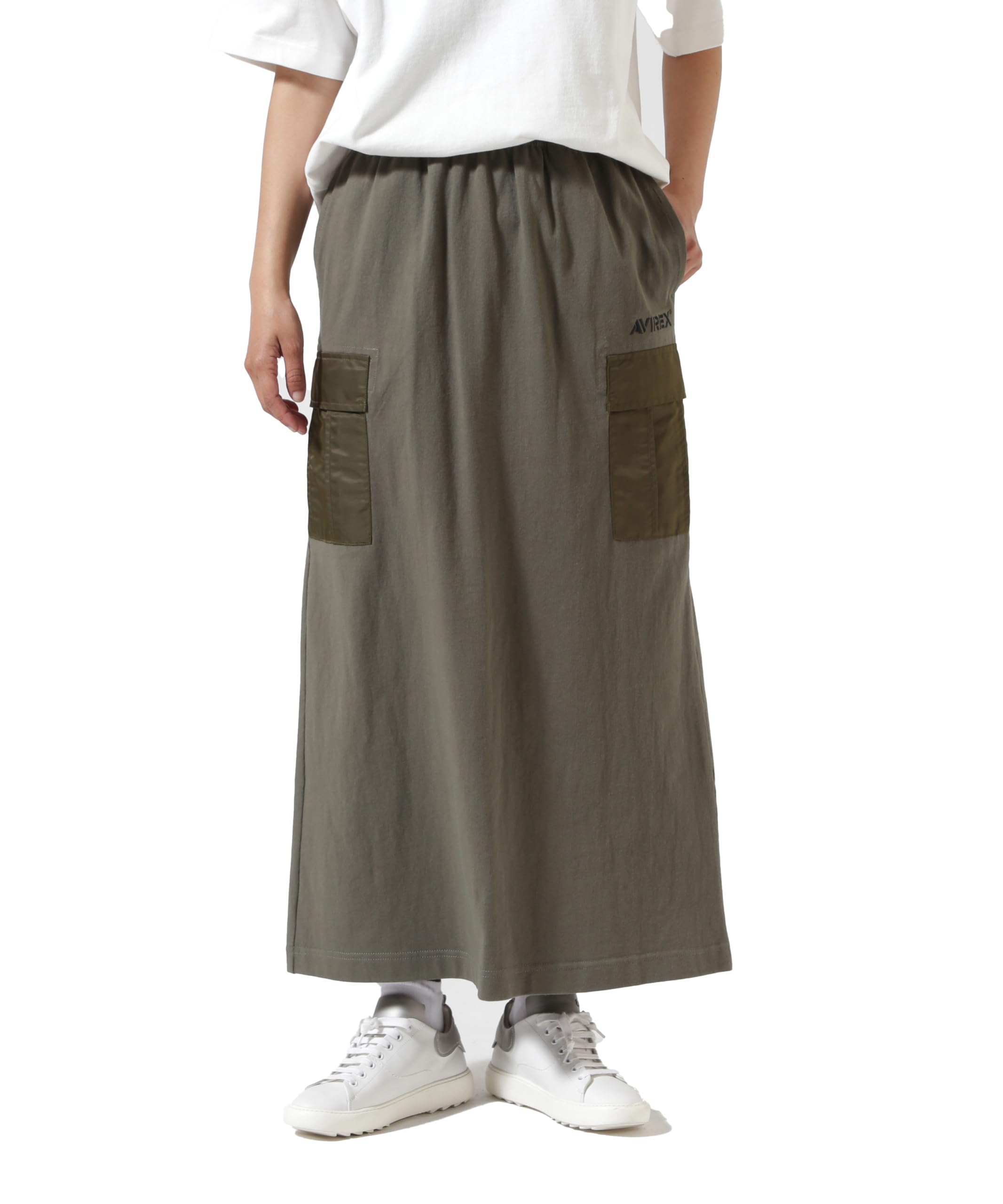 AVIREX WEB&DEPOT Exclusive JERSEY CARGO SKIRT Women s F 310 Olive 783-5116608
AVIREX WEB&DEPOT Exclusive JERSEY CARGO SKIRT Women s F 310 Olive 783-5116608