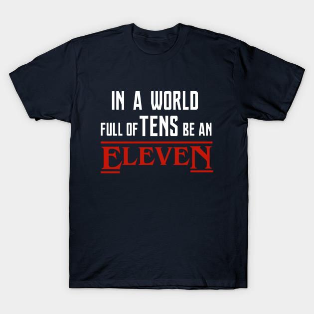 Men Black Print T-shirt Stranger Things - In A World Full Of Tens Be An Eleven No-Cut Transfer Paper Print Cotton Tshirt S Темно-синій
Men Black Print T-shirt Stranger Things - In A World Full Of Tens Be An Eleven No-Cut Transfer Paper Print Cotton Tshirt S Темно-синій