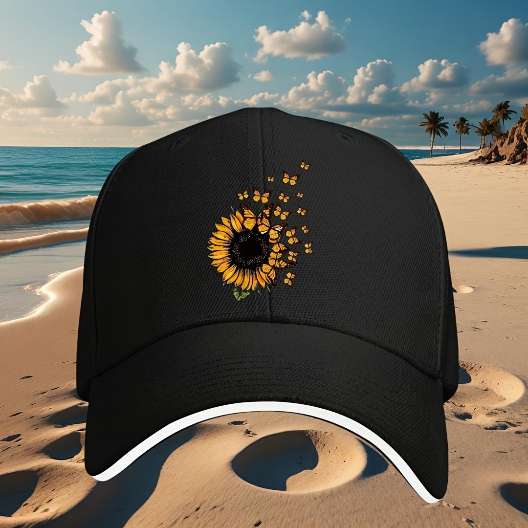 Butterfly Sunflower Baseball Cap Unisex Adult Polyester Outdoor Adjustable Trucker Hat One Size
Butterfly Sunflower Baseball Cap Unisex Adult Polyester Outdoor Adjustable Trucker Hat One Size