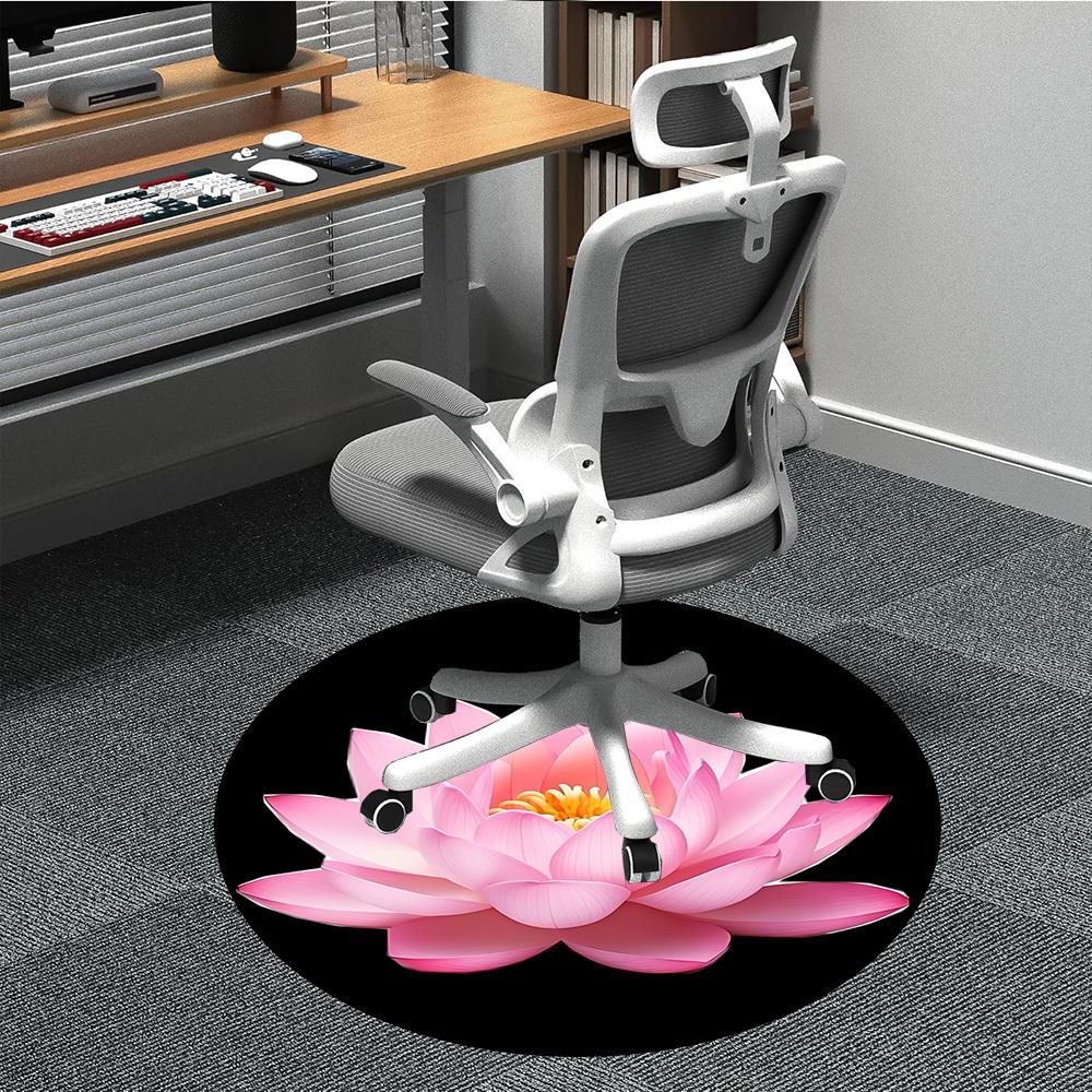 1pc Lotus Flower Chair Carpet for Office, Round Non Slip Durable Large Size Office Carpet, Suitable for Office 80cm
1pc Lotus Flower Chair Carpet for Office, Round Non Slip Durable Large Size Office Carpet, Suitable for Office 80cm