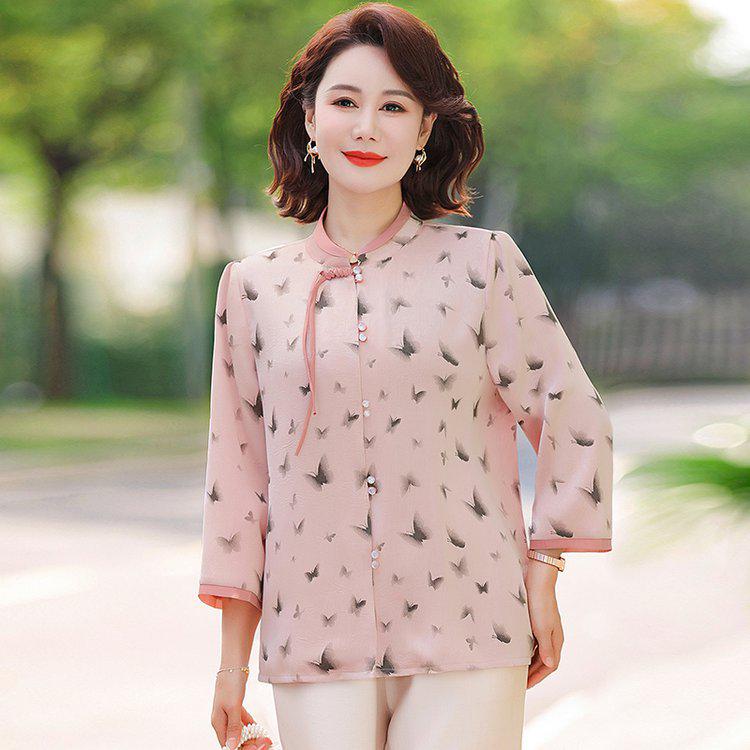 Elegant Butterfly Print Chiffon Top for Middle-Aged and Elderly Women – Seven-Sleeve Summer Design 3XL розовый
Elegant Butterfly Print Chiffon Top for Middle-Aged and Elderly Women – Seven-Sleeve Summer Design 3XL розовый