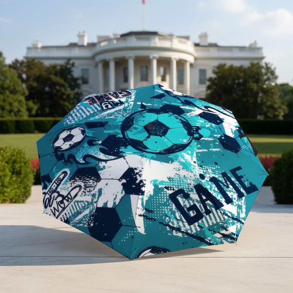 Automatic Open/Close Folding Umbrella with Soccer Ball & Game Design - 8-Rib Windproof Umbrella, Compact Travel Umbrella for M (as the picture,Iron&8K)
Automatic Open/Close Folding Umbrella with Soccer Ball & Game Design - 8-Rib Windproof Umbrella, Compact Travel Umbrella for M (as the picture,Iron&8K)