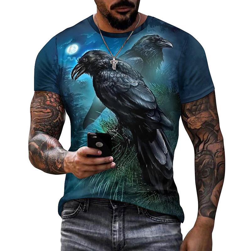 Футболка с 3D принтом в стиле панк-ворона, футболка Dark Mighty Raven для мужчин, повседневная уличная одежда, женские футболки, повседневные топы большого размера с графикой птиц XXS
Футболка с 3D принтом в стиле панк-ворона, футболка Dark Mighty Raven для мужчин, повседневная уличная одежда, женские футболки, повседневные топы большого размера с графикой птиц XXS
