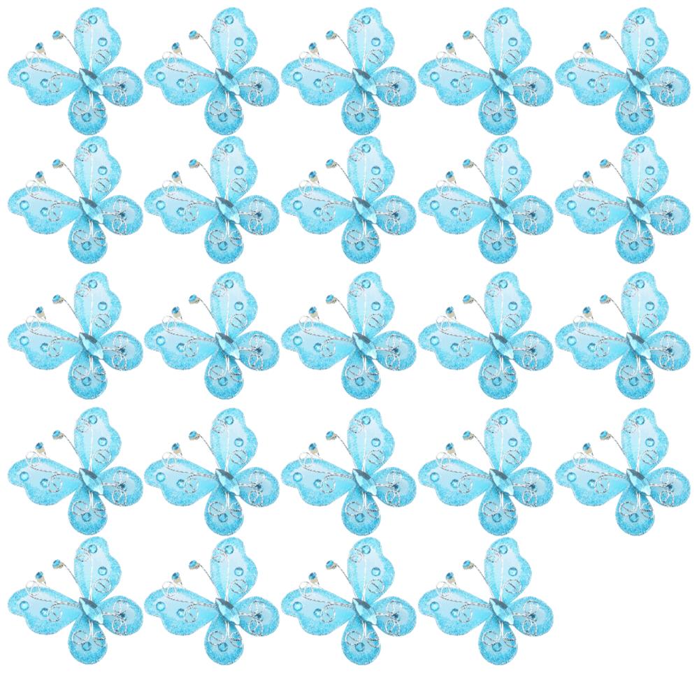 24pcs Glitter Decoration Mesh Wire Butterfly Sheer Gauze Organza Butterfly Sheer Butterfly Craft Projects синий
24pcs Glitter Decoration Mesh Wire Butterfly Sheer Gauze Organza Butterfly Sheer Butterfly Craft Projects синий