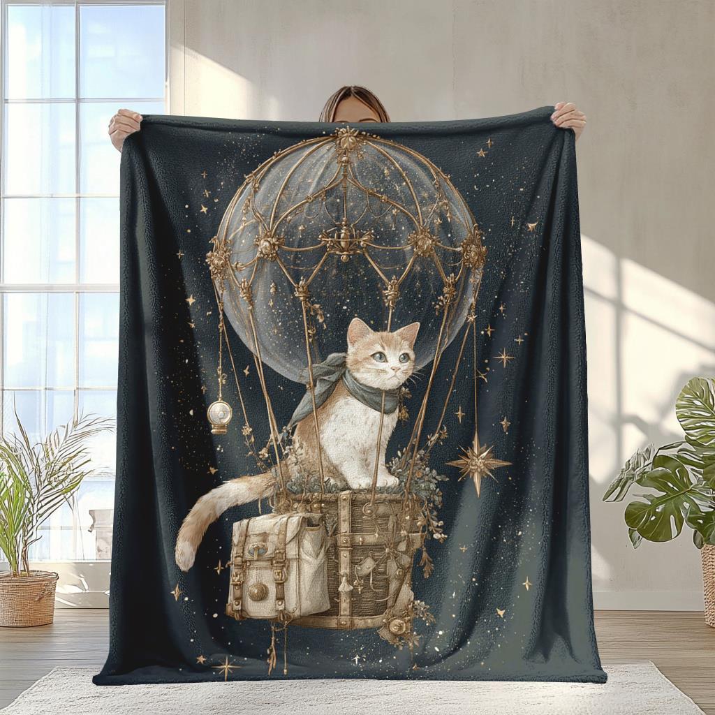 Hot air balloon cat pattern, suitable for both home and travel use, can be used indoors or outdoors, for living room decoration 75x90cm
Hot air balloon cat pattern, suitable for both home and travel use, can be used indoors or outdoors, for living room decoration 75x90cm