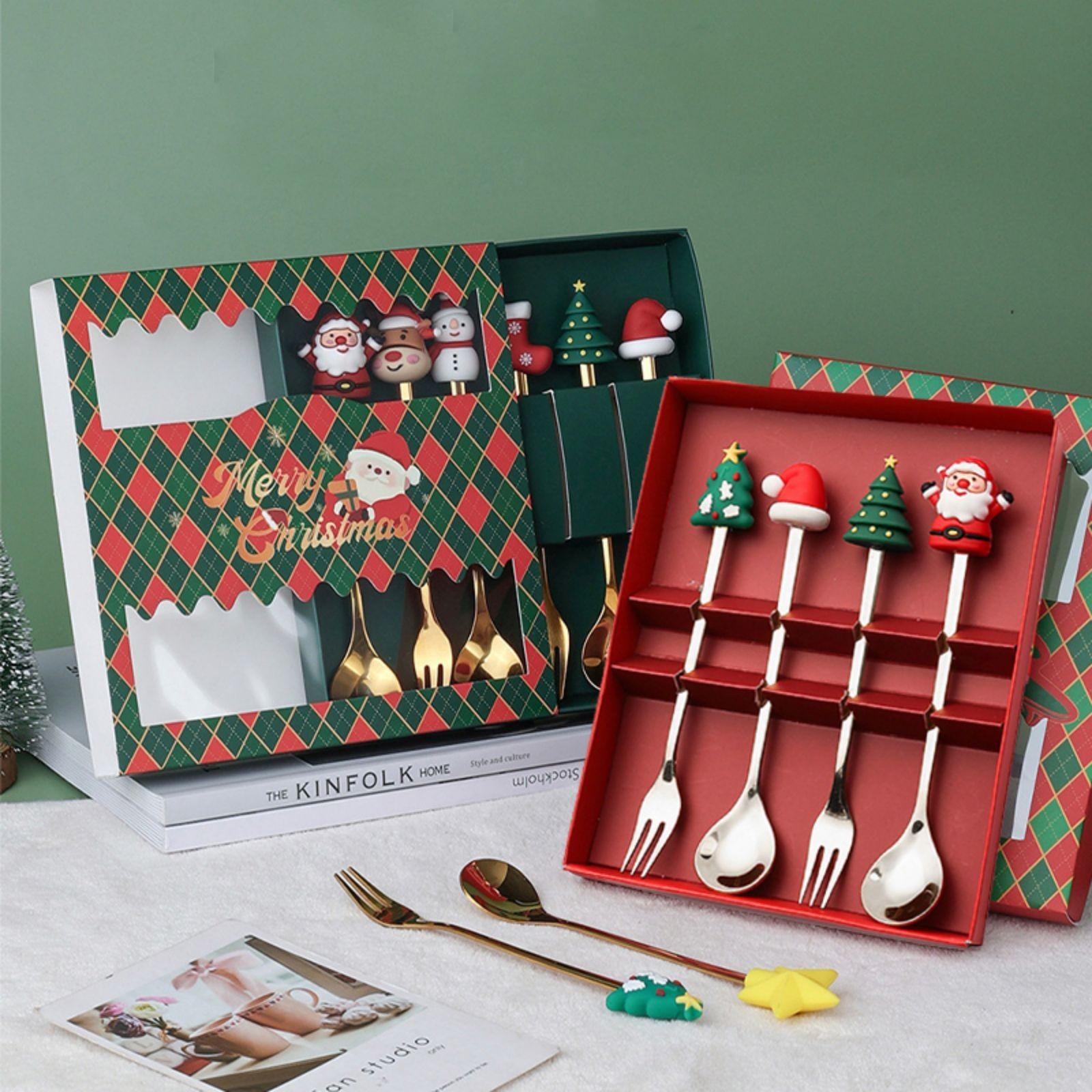 4 шт. Рождественский подарок Праздничная домашняя вечеринка Десертная кофейная ложка, кухня, Рождественский подарок
4 шт. Рождественский подарок Праздничная домашняя вечеринка Десертная кофейная ложка, кухня, Рождественский подарок