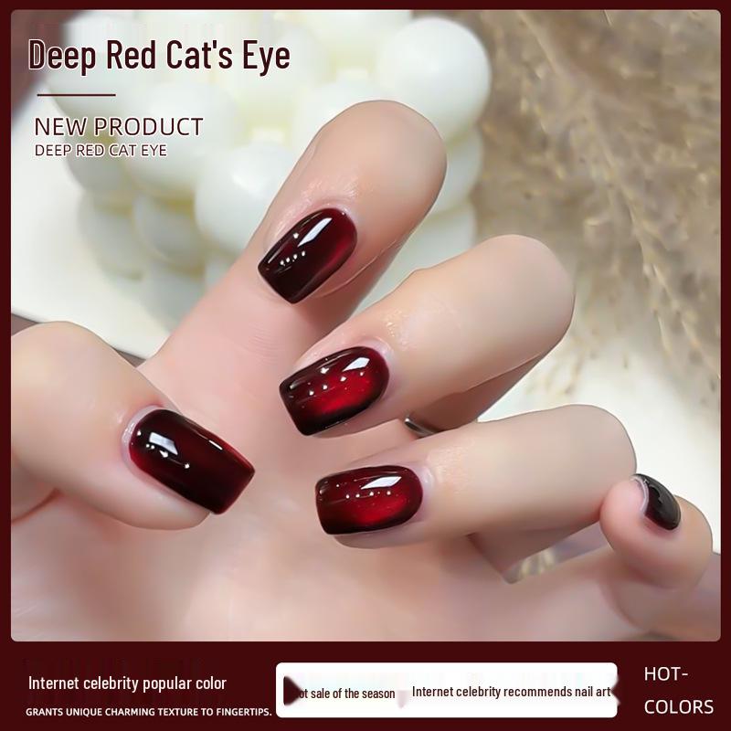 Глубокий Красный Гель-Лак для Ногтей Кошачий Глаз - 2026 Cherry Wine Red для Салонного Использования
Глубокий Красный Гель-Лак для Ногтей Кошачий Глаз - 2026 Cherry Wine Red для Салонного Использования