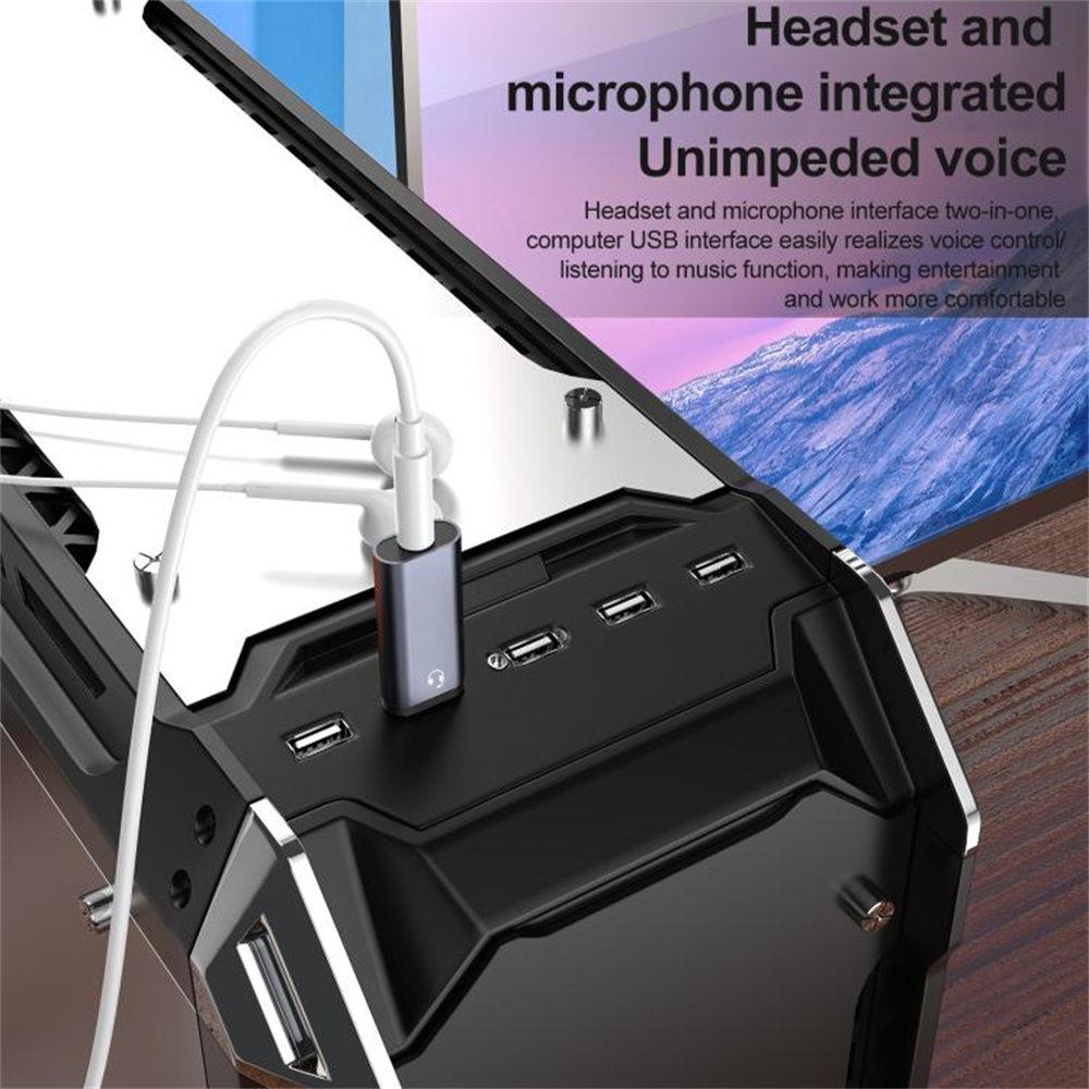 USB Male to 3.5mm Female Audio Adapter External Stereo Sound Card for Laptop/Headphones/Microphone Grey
USB Male to 3.5mm Female Audio Adapter External Stereo Sound Card for Laptop/Headphones/Microphone Grey