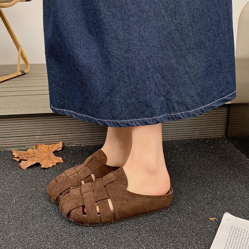 Summer New Women s Baotou Flat Slippers 2026 Fashionable, good-looking, elegant and dignified women s slippers 35 коричневый
Summer New Women s Baotou Flat Slippers 2026 Fashionable, good-looking, elegant and dignified women s slippers 35 коричневый