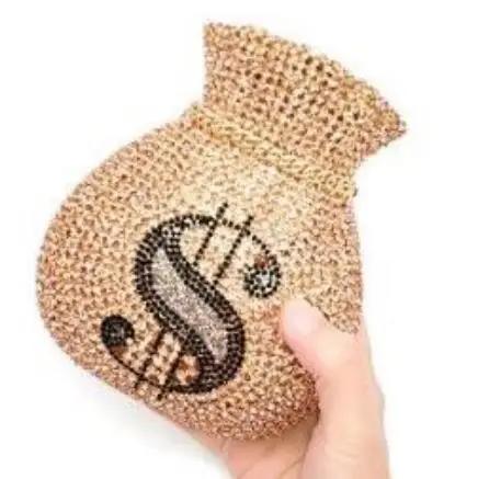 Bouotique De FGG (in Stock) Dollars Money Clutch Bag Women Crystal Evening Handbags Wedding Party Cocktail Minaudiere Purses Mini Clutch
Bouotique De FGG (in Stock) Dollars Money Clutch Bag Women Crystal Evening Handbags Wedding Party Cocktail Minaudiere Purses Mini Clutch