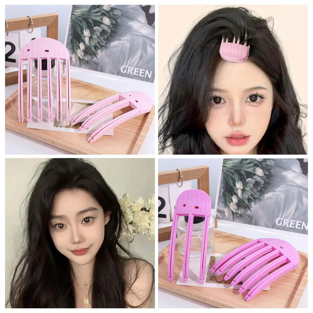 2pcs/set 3/ 6 Teeth Comb Fluffy Hairpin Curling Bangs No Heat Curly Hair Styling Clip Women Purple
2pcs/set 3/ 6 Teeth Comb Fluffy Hairpin Curling Bangs No Heat Curly Hair Styling Clip Women Purple