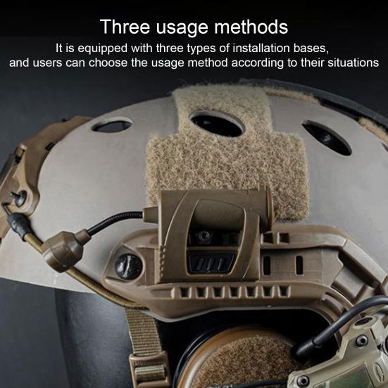 Tactical Helmet Light with Flexible Stalk 3 Mount Modes Battery Powered Adjustable High Visibility Outdoor Hunting Helmet Flashlight LED Tactics чорний
Tactical Helmet Light with Flexible Stalk 3 Mount Modes Battery Powered Adjustable High Visibility Outdoor Hunting Helmet Flashlight LED Tactics чорний