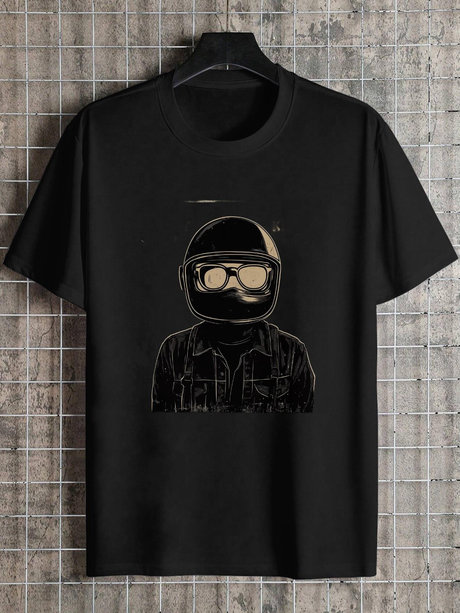 1pc Bold Distressed Graphic Black T-shirt - 180g Cotton Crew Neck Short Sleeve Tee with Geometric Print S
1pc Bold Distressed Graphic Black T-shirt - 180g Cotton Crew Neck Short Sleeve Tee with Geometric Print S