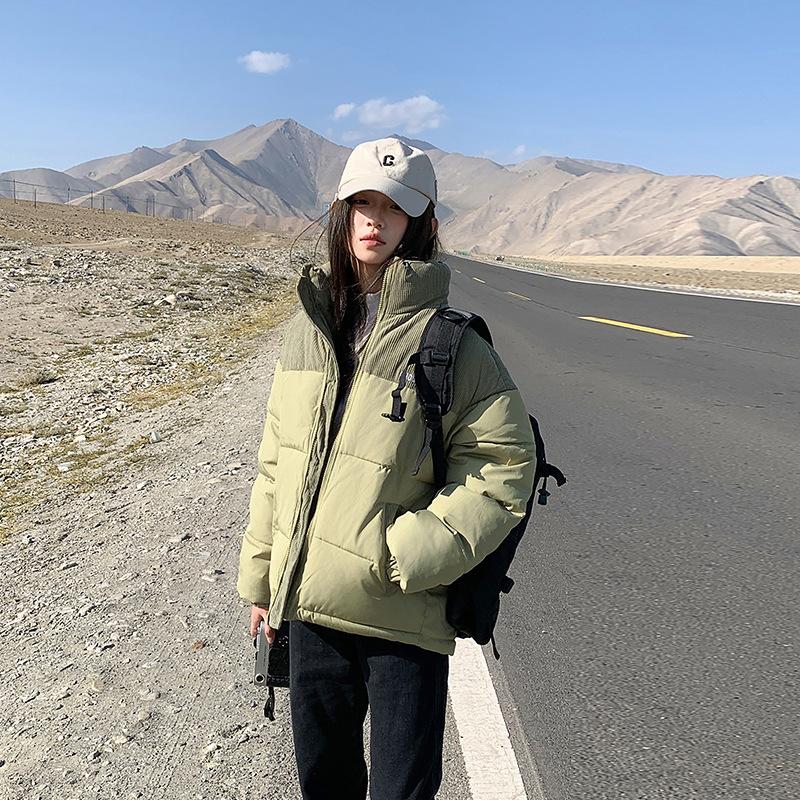 Corduroy cotton jacket women s 2025 new winter cropped jacket contrast splicing couple padded jacket thick cotton jacket XXXL зелений
Corduroy cotton jacket women s 2025 new winter cropped jacket contrast splicing couple padded jacket thick cotton jacket XXXL зелений