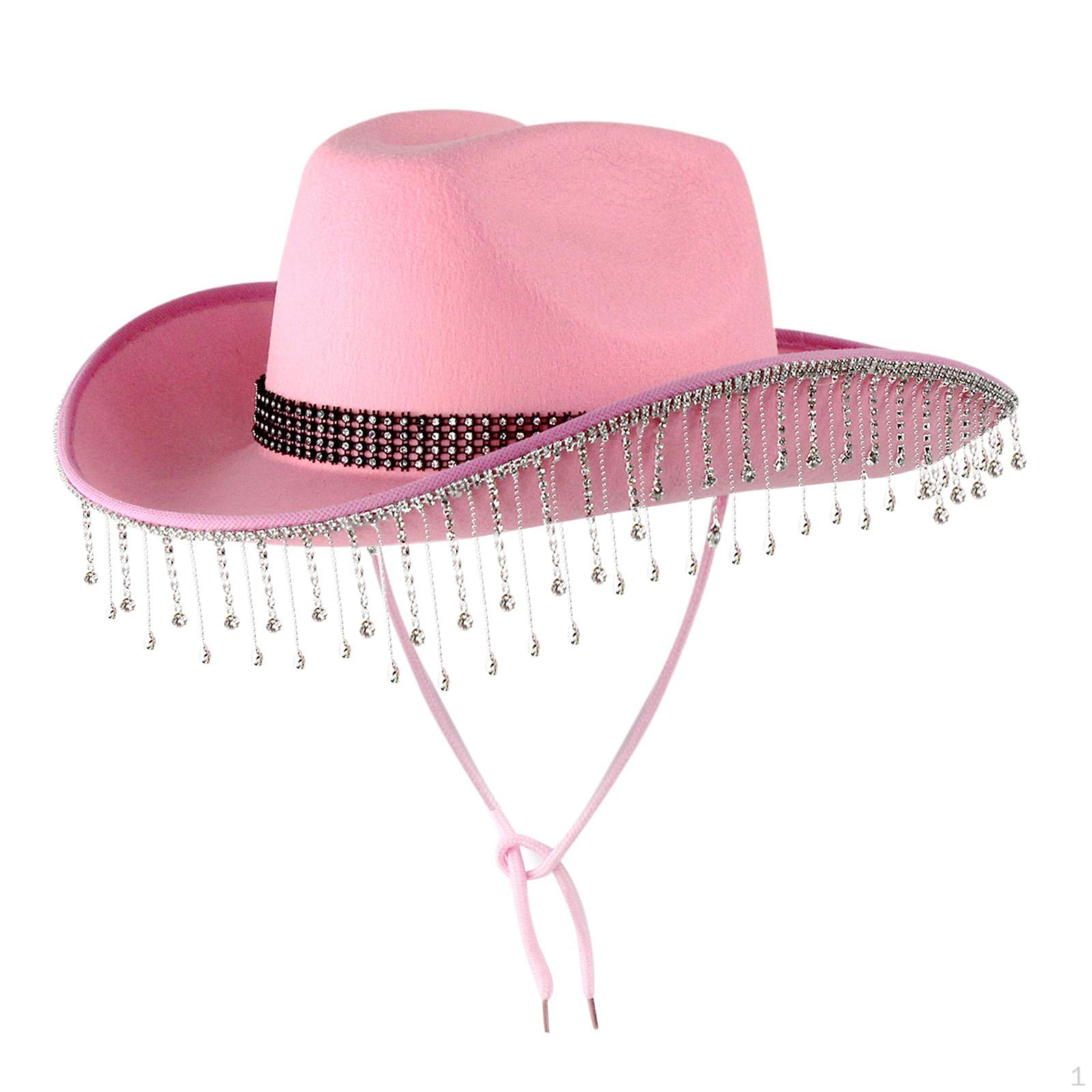 Классическая розовая ковбойская шляпа в западном стиле для женщин, отлично подходит для Хэллоуин-вечеринок
Классическая розовая ковбойская шляпа в западном стиле для женщин, отлично подходит для Хэллоуин-вечеринок
