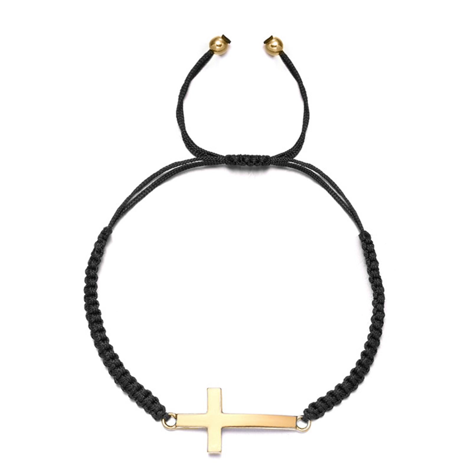 Модный простой браслет-крест из плетеной веревки ручной работы, регулируемый по длине, украшение на руку для мужчин и женщин 2
Модный простой браслет-крест из плетеной веревки ручной работы, регулируемый по длине, украшение на руку для мужчин и женщин 2