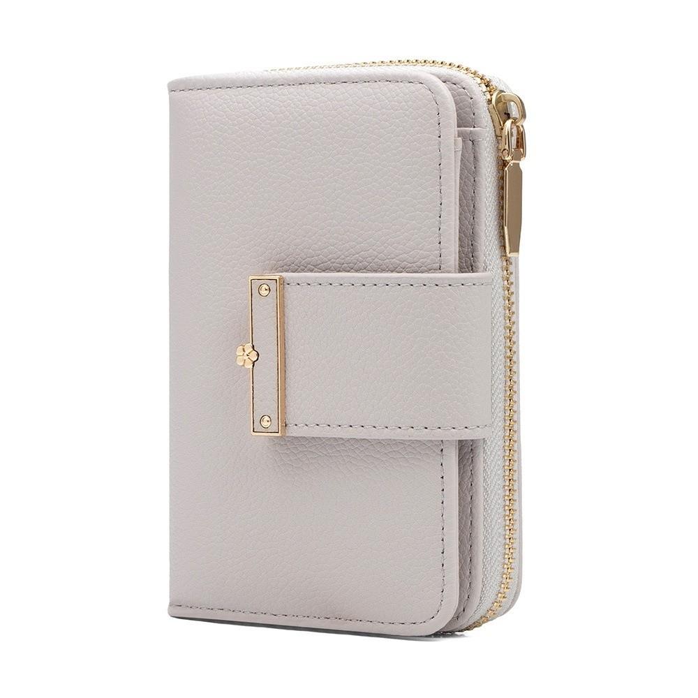 Coin Pouch Portable Solid Color Wallet Polyester Multiple Card Women Card Bag Flower Anti-splash Water Zipper Leather Purse Work сірий
Coin Pouch Portable Solid Color Wallet Polyester Multiple Card Women Card Bag Flower Anti-splash Water Zipper Leather Purse Work сірий