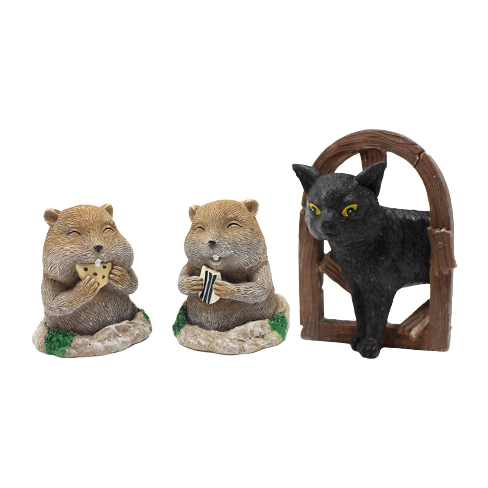 Resin Gophers with Cat Garden Decoration Sculpture Figurines Lawn Garden Ornament Suitable for Outdoor Home Courtyard Decor
Resin Gophers with Cat Garden Decoration Sculpture Figurines Lawn Garden Ornament Suitable for Outdoor Home Courtyard Decor