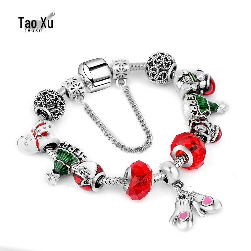 Европейский и американский рождественский браслет «Снежинка» - Креативная подарочная коробка для женщин, Универсальный аксессуар для рук 20cm
Европейский и американский рождественский браслет «Снежинка» - Креативная подарочная коробка для женщин, Универсальный аксессуар для рук 20cm