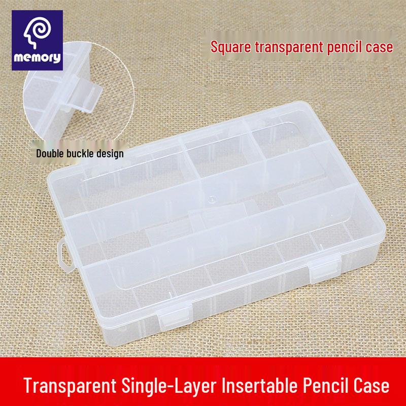 Transparent Plastic Pencil Case with Card Slots for Art Supplies
Transparent Plastic Pencil Case with Card Slots for Art Supplies