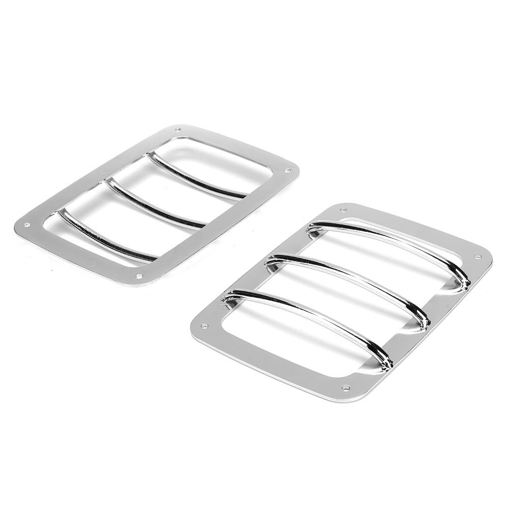 2pcs Car Taillight Cover Rear Tail Light Lamp Trim Protector Fits for Jeep Wrangler JK 07 17Silver
2pcs Car Taillight Cover Rear Tail Light Lamp Trim Protector Fits for Jeep Wrangler JK 07 17Silver