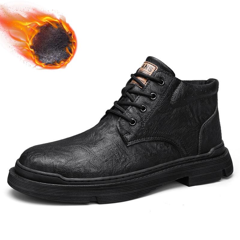 Новые осенние рабочие ботинки в британском стиле из натуральной кожи с высоким берцем, зимние кожаные ботинки средней высоты с флисовой подкладкой 46
Новые осенние рабочие ботинки в британском стиле из натуральной кожи с высоким берцем, зимние кожаные ботинки средней высоты с флисовой подкладкой 46