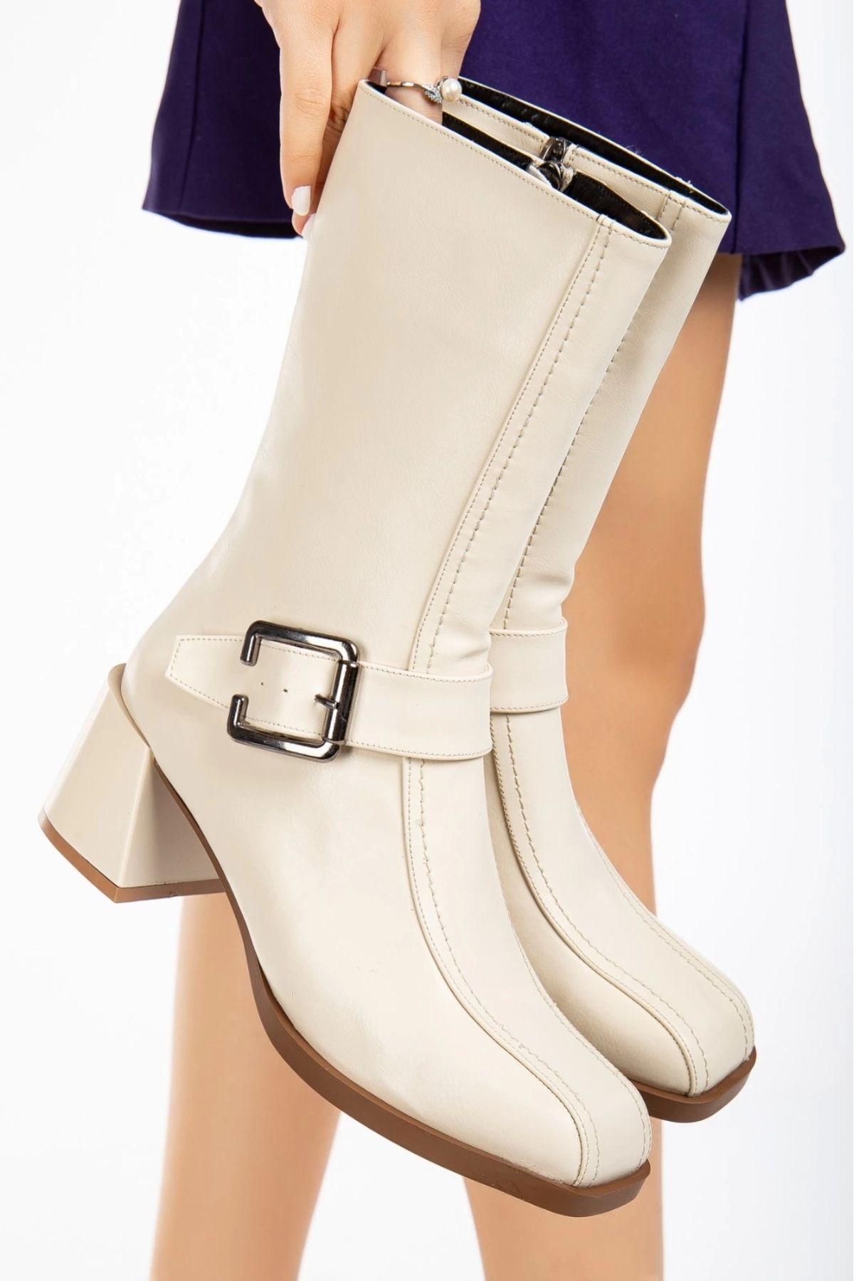 Women Modern Stylish Fashion Women Cm Stylish Style New Season Beige Flat Toe Buckle Boots 36
Women Modern Stylish Fashion Women Cm Stylish Style New Season Beige Flat Toe Buckle Boots 36