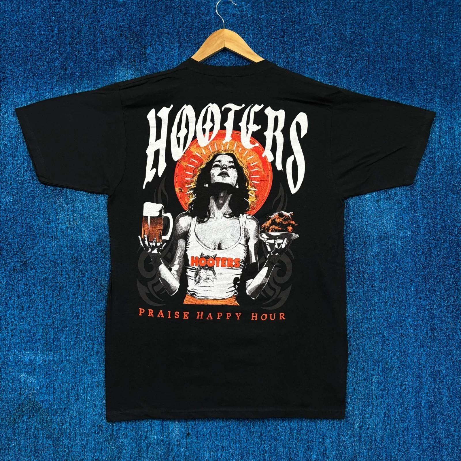 Hooters Хвалебная Счастливый Час Славные Крылья и Пиво Промо Футболка L S
Hooters Хвалебная Счастливый Час Славные Крылья и Пиво Промо Футболка L S
