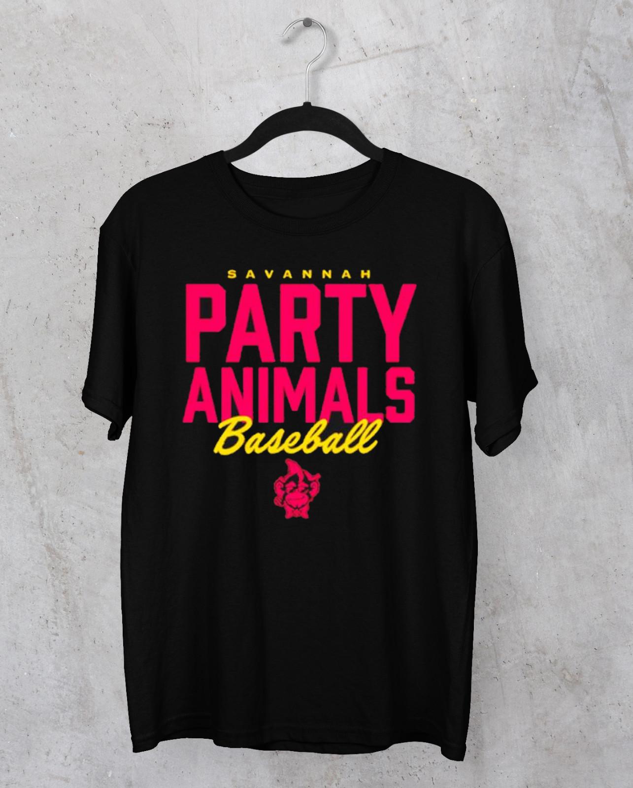 Savannah Bananas Party Animals NEW T-Shirt Mens Womens Tees Top short sleeve All sizes BLACK JJ4108 XL
Savannah Bananas Party Animals NEW T-Shirt Mens Womens Tees Top short sleeve All sizes BLACK JJ4108 XL