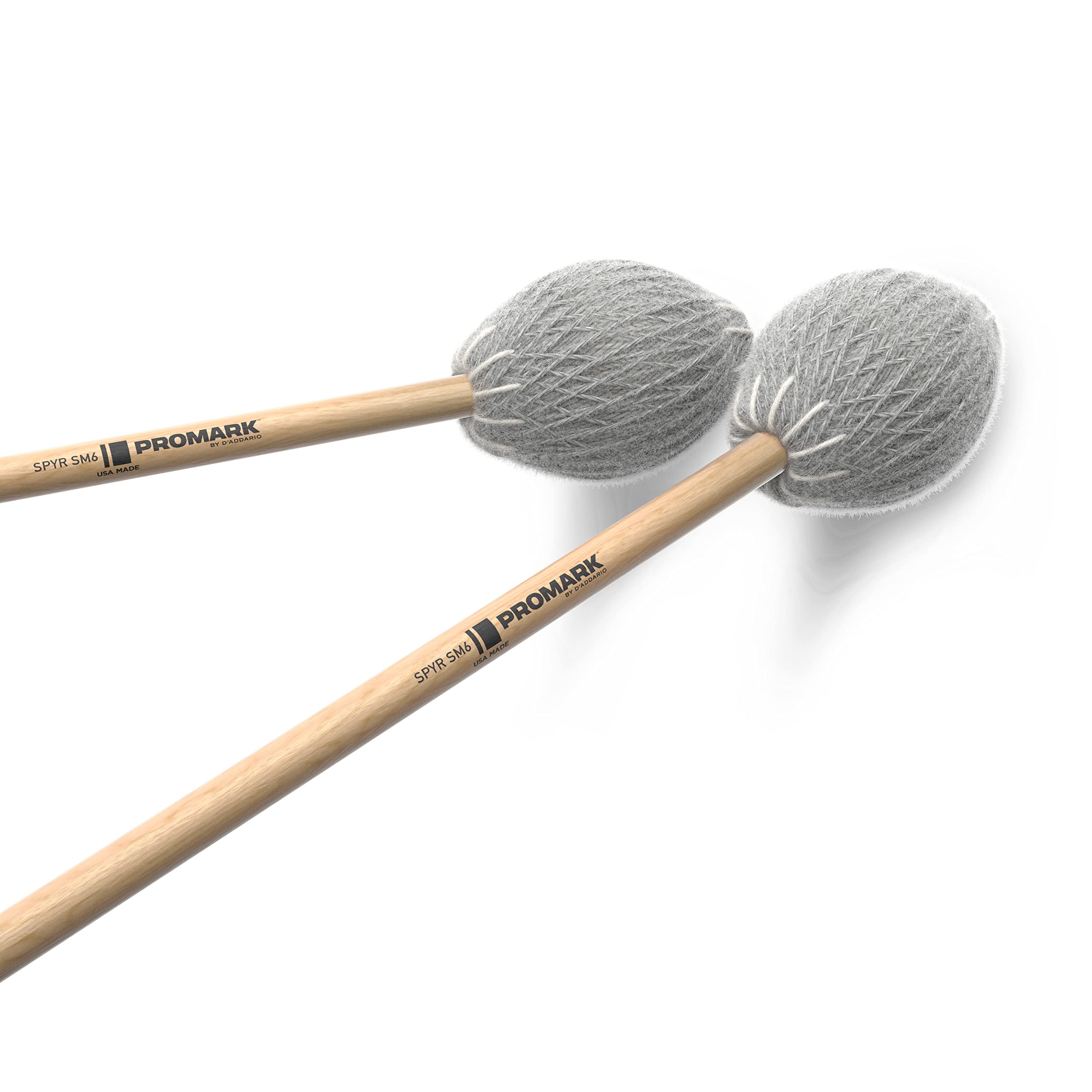PROMARK SPYR Series Marimba Mallet, Wool-Wrapped Head, Very Hard, SM6
PROMARK SPYR Series Marimba Mallet, Wool-Wrapped Head, Very Hard, SM6
