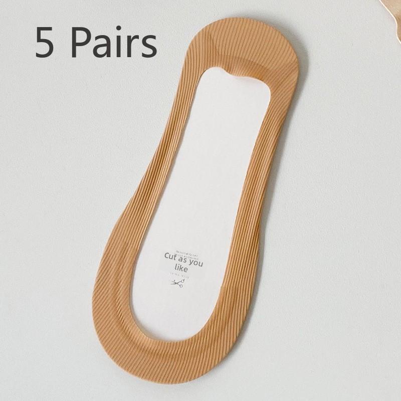 5 пар женских летних тонких носков-лодочек Do Not Drop с невидимыми полосками с неглубокой горловиной из силикона 5 Pairs
5 пар женских летних тонких носков-лодочек Do Not Drop с невидимыми полосками с неглубокой горловиной из силикона 5 Pairs