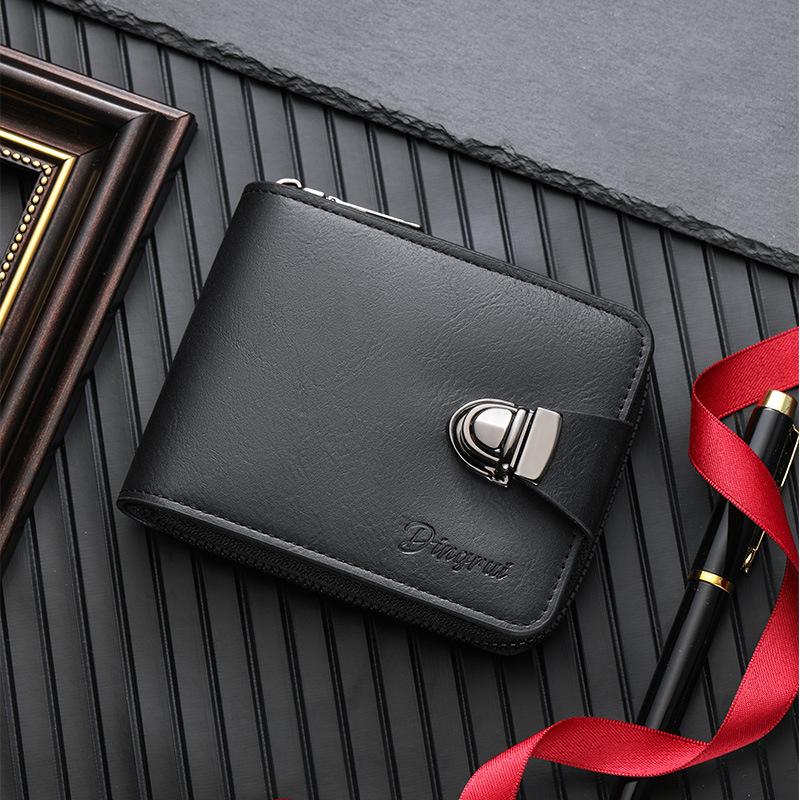 New Men s Short Business Zipper Wallet with Multiple Card Spaces and Large Capacity Card Bag for Portable Use чёрный
New Men s Short Business Zipper Wallet with Multiple Card Spaces and Large Capacity Card Bag for Portable Use чёрный