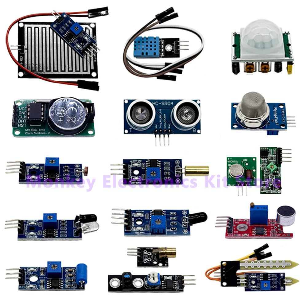 22 in 1 , 16 in 1 Sensors Moudles Starter Learning Set For R3 Board Raspberry Pi DIY KIT R3 MEGA2560 , have box or not box 16in1 not Box
22 in 1 , 16 in 1 Sensors Moudles Starter Learning Set For R3 Board Raspberry Pi DIY KIT R3 MEGA2560 , have box or not box 16in1 not Box